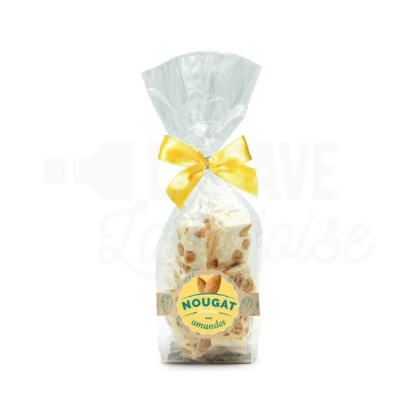 Nougats Tendres aux Amandes - Sachet 100gr Confiserie, Produits Sucrés, colis gourmand, confiserie, épicerie fine Laval, gourmandises, idée cadeau, panier garni chocolats