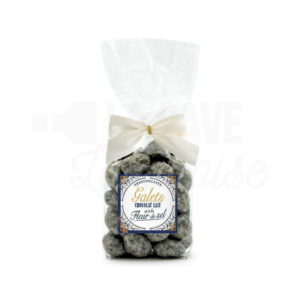 Galets Gris - Chocolat Lait croustillants à la Fleur de Sel - Sachet 130gr Chocolats, Confiserie, Idées Cadeaux 2025, Produits Sucrés, colis gourmand, confiserie, épicerie fine Laval, gourmandises, idée cadeau, panier garni chocolats