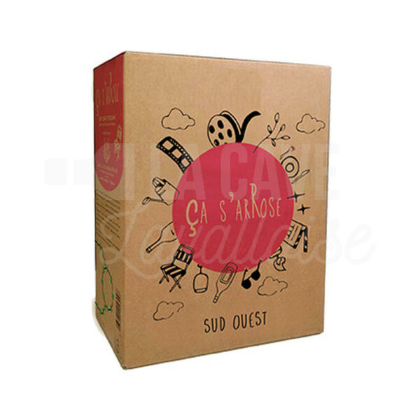 BIB çà s'arrose - Vin rosé - 10L Les Marmandais, Sud-Ouest, Occitanie, Vins Rosés, Bag-in-Box, comté tolosan, marmandais, sud ouest, vin rouge