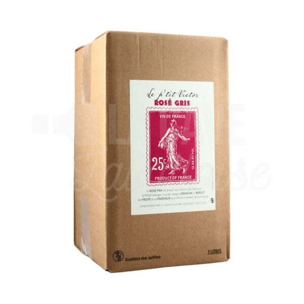 BIB Le P'tit Victor Rosé - 5L / 10L Rhône, Vins Rosés, Bag-in-Box, bag in box, bib, cubi, cubi de vin 10 litres, cubi de vin 5 litres