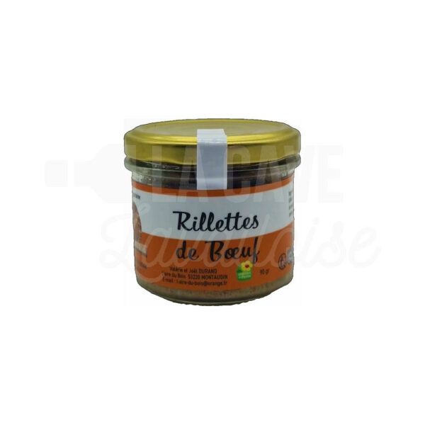 Rillettes de Boeuf - Ferme L'Aire du Bois - Montaudin (53) Ferme de L'Aire du Bois, Produits de la Mayenne, Tartinables Apéritif, Terrines - Rillettes - Pâtés, Produits Salés, aperitif, apéro à Laval, coffret mayennais, epicerie fine, panier mayennais, producteurs locaux en mayenne, produit de la mayenne, produit du terroir laval, produit mayennais, produits du terroir en mayenne, Produits fermiers de la Mayenne, tartinables