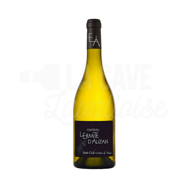 Costières de Nîmes Blanc - Sainte Cécile - Château L'Ermite d'Auzan - 75cl Château L'Ermite d'Auzan, Rhône, Vins Blancs, Vins Biologiques et Naturels, costieres de nimes, vallée du rhône