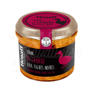 Terrine de Canard aux Figues noires - Hénaff Sélection - 90gr Hénaff Sélection, Tartinables Apéritif, Terrines - Rillettes - Pâtés, Produits Salés, aperitif, canard, colis gourmand, gibier, gourmet, pâté, porc, producteur, produit de qualité, rillettes, tartinable, terrine, verrines