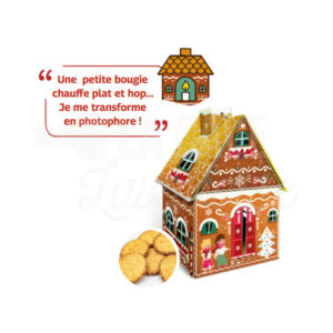 La Cave Lavalloise - Maisonnette-Photophore – Galettes Pur Beurre à la Fleur de Sel – 85gr - 1