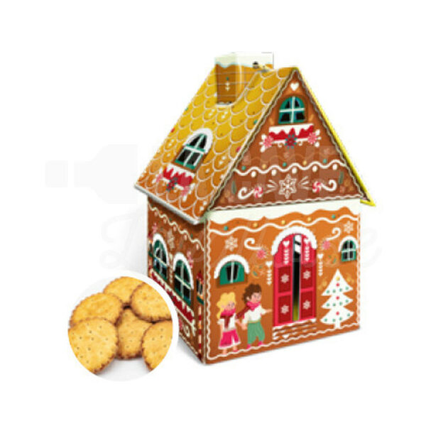 Maisonnette-Photophore - Galettes Pur Beurre à la Fleur de Sel - 85gr Biscuits sucrés, Confiserie, Idées Cadeaux 2025, Produits Sucrés, colis gourmand, confiserie, épicerie fine Laval, gourmandises, idée cadeau