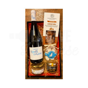 Corbeille L'Ermite d'Auzan - 5 produits Cadeaux Entreprise CE, EPICERIE, Colis Gourmands, colis gourmand, panier garni