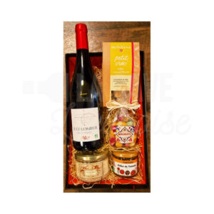 Corbeille Le Colombier - 5 produits Cadeaux Entreprise CE, EPICERIE, Colis Gourmands, colis gourmand, panier garni