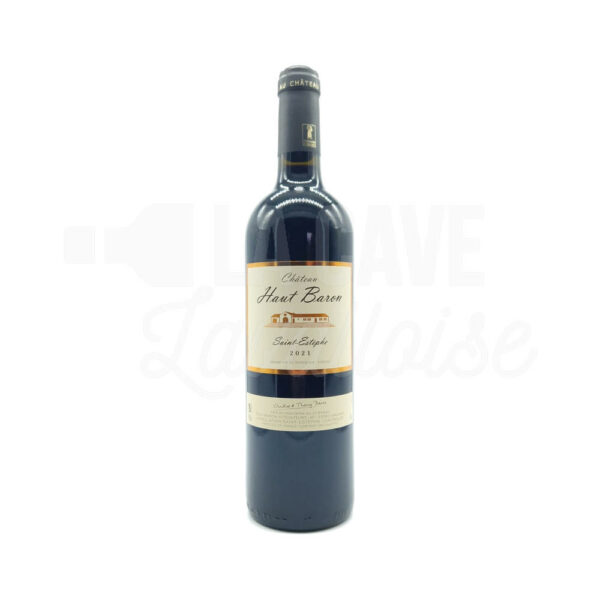 Saint-Estèphe 2021 - 18 Mois de Barriques - Château Haut Baron - 75cl Château Haut Baron, Idées Cadeaux 2025, Saint-Estèphe, Bordeaux, Vins Rouges