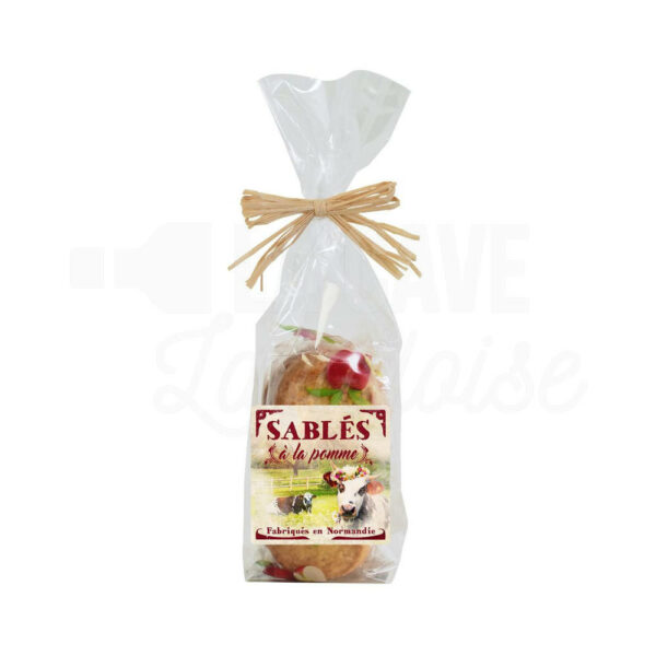 Sablés à la Pomme - Fabriqués en Normandie - 150gr Biscuits sucrés, Confiserie, Produits Sucrés, colis gourmand, confiserie, épicerie fine Laval, gourmandises, idée cadeau