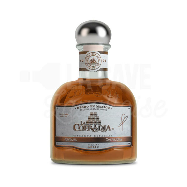 Tequila Añejo La Cofradia – Mexique 38° - 70cl Idées Cadeaux 2025, Tequila, alcool, digestif, distillat, eau de vie, spiritueux, tequila