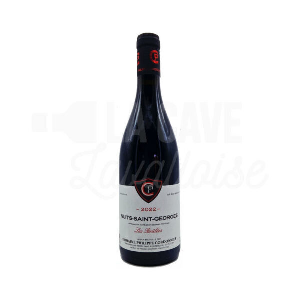 Nuits-Saint-Georges 2022 - Les Brûlées - Domaine Philippe Cordonnier - 75cl Domaine Machard de Gramont, Nuits-Saint-Georges, Bourgogne, Vins Rouges, bourgogne vin, vin de bourgogne pinot noir, vin de bourgogne rouge