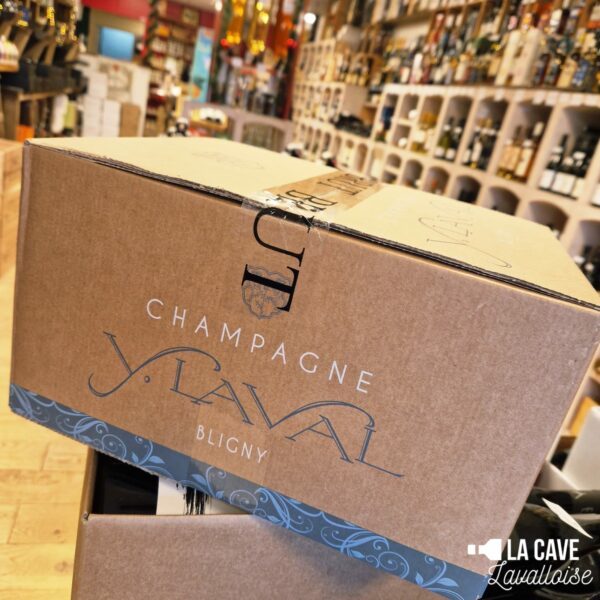 Carton de CHAMPAGNE Y.LAVAL - Cuvée Tradition Brut - Récoltant 6x75cl Cadeaux Entreprise CE, Vins de Sélection Réveillon, Champagne, Vins Blancs, Vins Pétillants, champagne