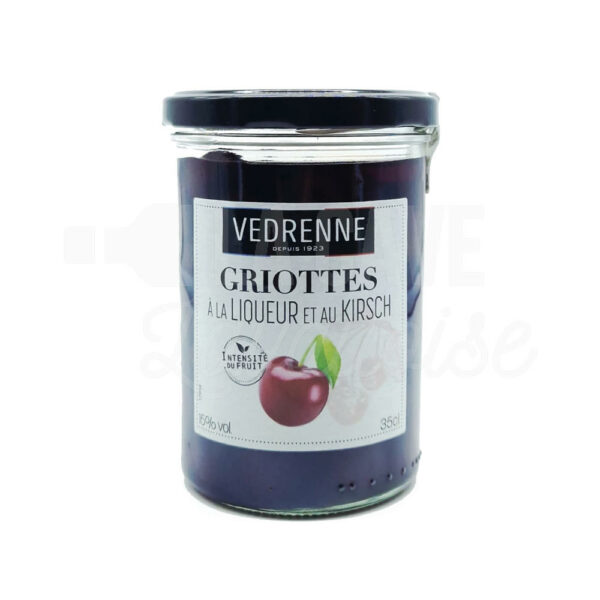 Griottes à la Liqueur et au Kirsch 15° - Vedrenne - 35cl Bocaux Fruits à la Liqueur, Cerises à la Liqueur, ALCOOLS, Liqueurs, digestif, eaux de vie, fruits à l'alcool, Fruits à la liqueur, liqueur