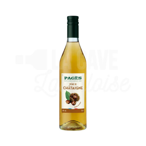 Crème de Châtaigne 18° - Distillerie Pagès - 70cl Distillerie Pagès, ALCOOLS, IDEES CADEAUX, Liqueurs, digestif, distillerie, fabrication artisanale, liqueur, Produit de France