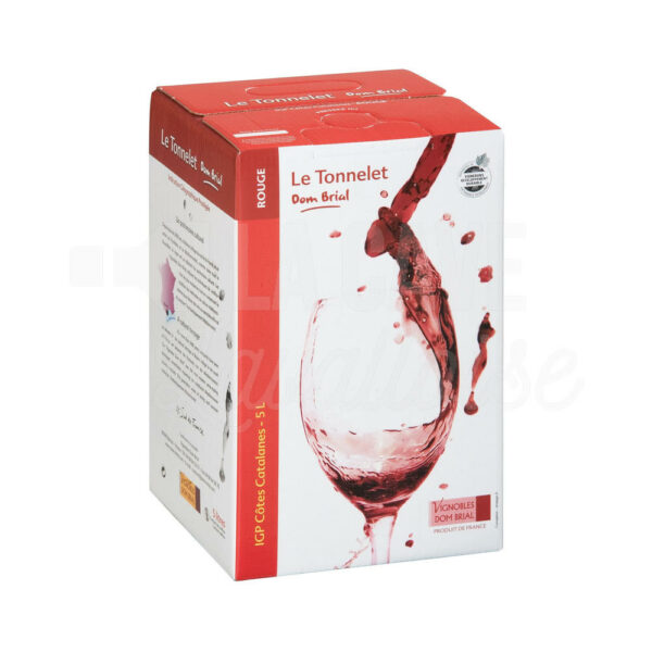 BIB IGP Côtes Catalanes rouge - Dom Brial - 5L Dom Brial, Languedoc-Roussillon, Nouveautés Avril 2026, Occitanie, Vins Rouges, Bag-in-Box, bag in box, cotes catalanes, vin rouge