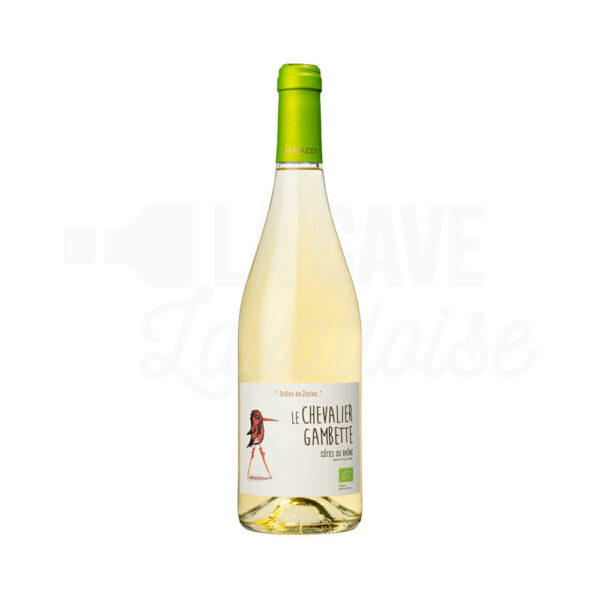 Le Chevalier Gambette - Côtes du Rhône blanc Bio - 75cl Demazet Vignobles, Nouveautés Avril 2026, VINS, Rhône, Vins Blancs, Vins Biologiques et Naturels, vallée du rhône