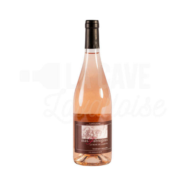 Le Rosé de Juliette - Coteaux du Languedoc - Mas Fabregous - 75cl Languedoc-Roussillon, Nouveautés Avril 2026, Occitanie, Vins Rosés, Vins Biologiques et Naturels, Mas Fabregous, Coteaux du languedoc, grenache, syrah, Vin bio, viognier