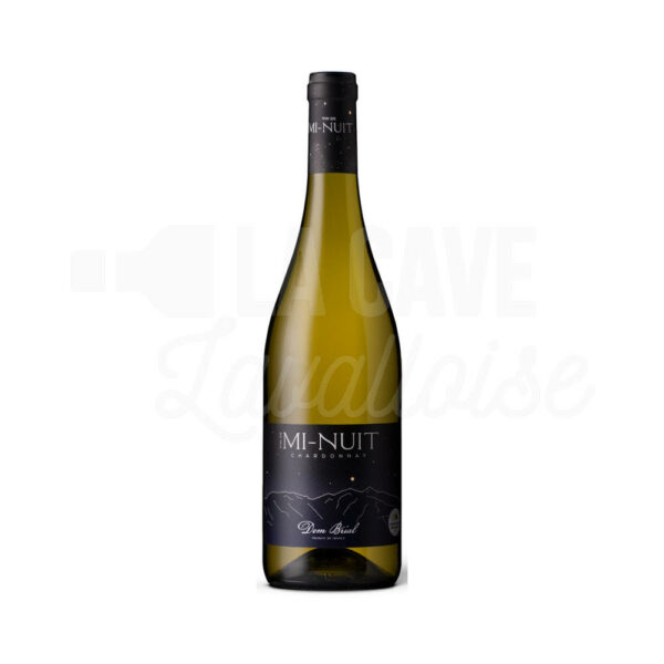 Vin de Mi-Nuit - Chardonnay - IGP Côtes Catalanes - Dom Brial - 75cl Dom Brial, Languedoc-Roussillon, Nouveautés Avril 2026, Occitanie, Vins Blancs, chardonnay, cotes catalanes, vin blanc