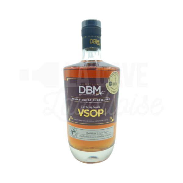 DBM VSOP - Rhum Vieux 43° - Distillerie Bonne Mère - Guadeloupe - 70cl Distillerie Bonne Mère, Rivière du Mât, RHUMS, Rhums Purs, Guadeloupe, Idées Cadeaux, rhum