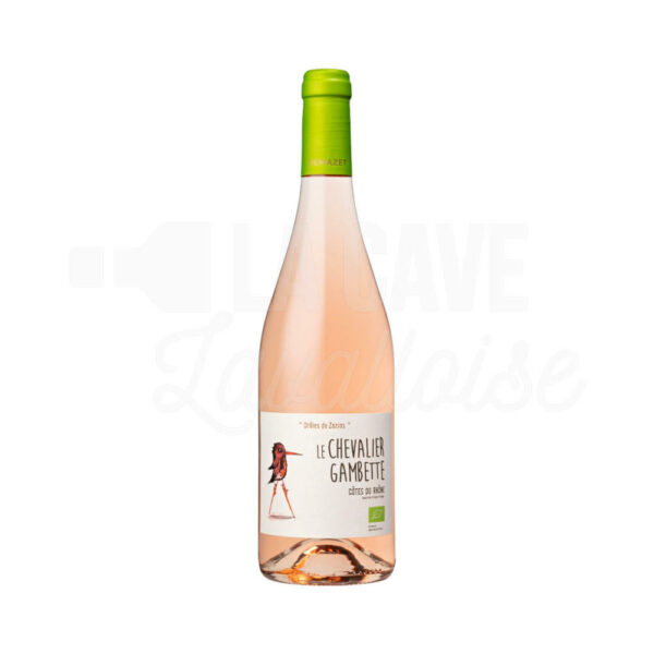 Le Chevalier Gambette - Côtes du Rhône rosé- 75cl Demazet Vignobles, Nouveautés Avril 2026, VINS, Rhône, Vins Rosés, Vins Biologiques et Naturels, vallée du rhône