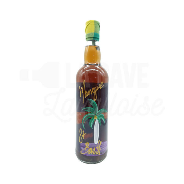 Mangue 30°- Punch au Rhum Ma Doudou - 70cl Ma Doudou, Rhums Arrangés, ananas, banane, cacao, citron, citron vert, cocktail exotique, coco, mangue, menthe, mojito, orange, passion, planteur artisanal, punch au rhum, rhum arrangé, rhum exotique, Vanille