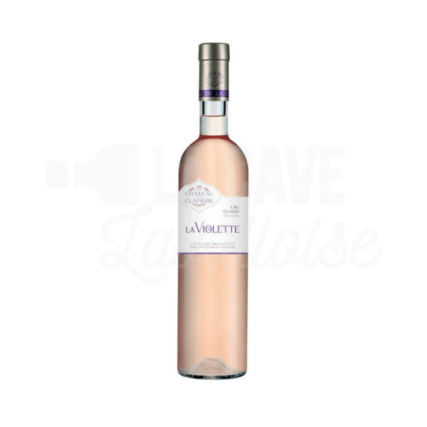 Côtes de Provence Rosé - La Violette - Château de la Clapière Cru Classé - 75cl Côtes de Provence, Famille Fabre, Nouveautés Avril 2026, Provence-Alpes-Côte d'Azur, Vins Rosés, Côtes de Provence, vin rosé
