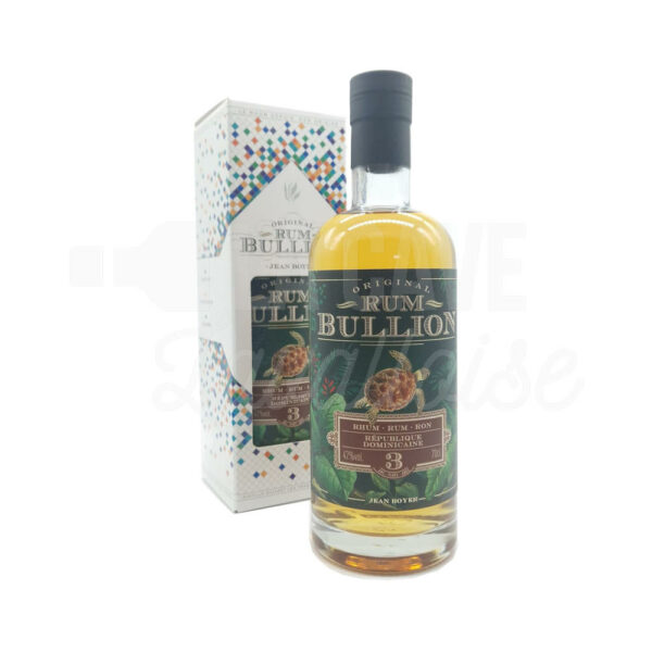 Rhum 3 Ans 42° - République Dominicaine - Original Rum Bullion - 70cl Bullion, RHUMS, Rhums Purs, Idées Cadeaux, République Dominicaine, rhum