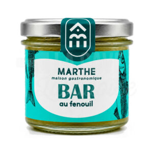Bar au Fenouil - Maison Marthe - Île d'Oléron - 90gr Conserverie Maison Marthe, Conserves de Poissons, Tartinables Apéritif, Produits Salés, aperitif, conserves, paniers garnis, poisson, produits de la mer, tapas, tartinables, terrines