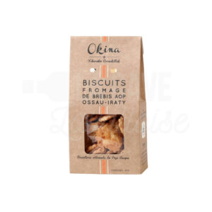 Biscuits salés au fromage de brebis Ossau-Iraty - Okina - Pays Basque - 80gr Okina, Produits Salés, EPICERIE, aperitif, biscuits, biscuits salés, pays basque