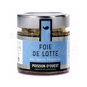 Foie de Lotte aux Epices - Poisson d'Ouest - Bretagne - 90gr Conserves de Poissons, Nouveautés Epicerie Fine Octobre 2026, Poisson d'Ouest, Tartinables Apéritif, Produits Salés, aperitif, conserves, paniers garnis, poisson, produits de la mer, tapas, tartinables, terrines