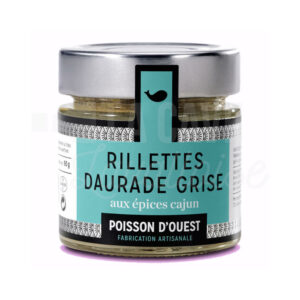 Rillettes Daurade grise aux épices cajun - Poisson d'Ouest - Bretagne - 90gr Conserves de Poissons, Nouveautés Epicerie Fine Octobre 2026, Poisson d'Ouest, Tartinables Apéritif, Produits Salés, aperitif, conserves, paniers garnis, poisson, produits de la mer, tapas, tartinables, terrines La Cave Lavalloise - Accueil - 18