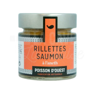 Rillettes Saumon à l'Aneth - Poisson d'Ouest - Bretagne - 90gr Conserves de Poissons, Nouveautés Epicerie Fine Octobre 2026, Poisson d'Ouest, Tartinables Apéritif, Produits Salés, aperitif, conserves, paniers garnis, poisson, produits de la mer, tapas, tartinables, terrines La Cave Lavalloise - Accueil - 13