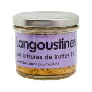 Tartinable de Langoustines aux brisures de Truffes - L'Atelier du Cuisinier - 90gr Conserves de Poissons, L'Atelier du Cuisinier, Nouveautés Epicerie Fine Octobre 2026, Tartinables Apéritif, Produits Salés, aperitif, conserves, paniers garnis, poisson, produits de la mer, tapas, tartinables, terrines La Cave Lavalloise - Accueil - 10