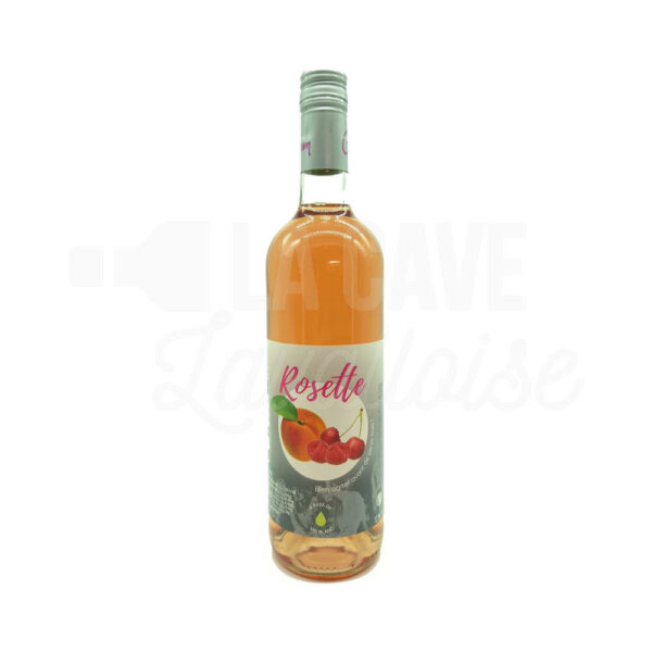 ROSETTE 12° - Pêche, Framboise, Cerise - Bouteille 75cl Apéritifs aux Fruits, Didier Blanloeil, Le Comptoir de Clem, Cocktails Apéritifs en BIB, Apéritifs, Vinofruits Blanloeil, le comptoir de clem, rosette, vinofruits