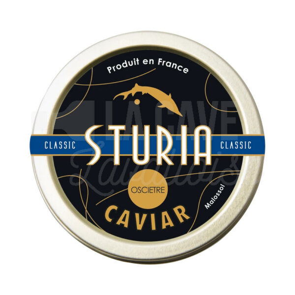 Caviar Classic Oscietre - STURIA - 15gr Conserves de Poissons, Nouveautés Epicerie Fine Octobre 2026, Sturia Caviar français, Tartinables Apéritif, Produits Salés, aperitif, caviar, champagne, conserves, vodka