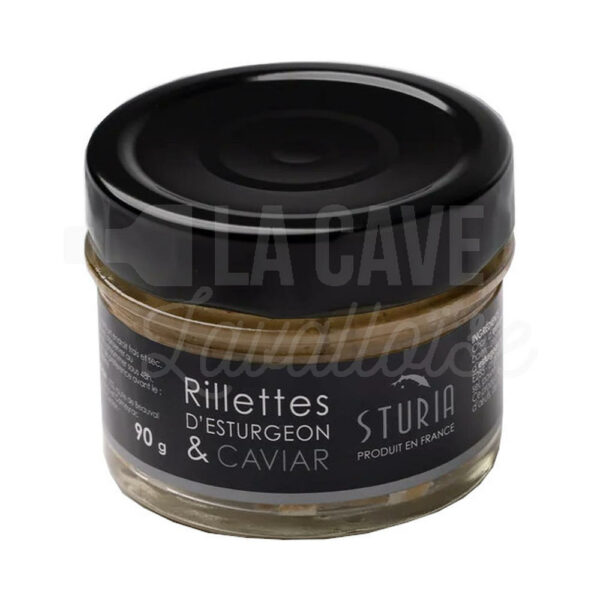 Rillettes d'Esturgeon & Caviar - STURIA - 90gr Conserves de Poissons, Nouveautés Epicerie Fine Octobre 2026, Sturia Caviar français, Tartinables Apéritif, Produits Salés, aperitif, caviar, champagne, conserves, vodka Rillettes d'Esturgeon & Caviar - STURIA - 90gr Conserves de Poissons, Nouveautés Epicerie Fine Octobre 2026, Sturia Caviar français, Tartinables Apéritif, Produits Salés, aperitif, caviar, champagne, conserves, vodka